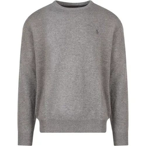 Bestickter Wollpullover , Herren, Größe: XL - Polo Ralph Lauren - Modalova