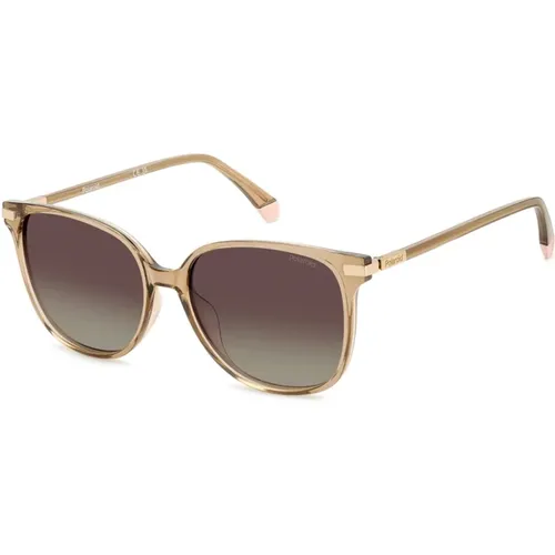 Butterfly Style Sunglasses Gradient , female, Sizes: 56 MM - Polaroid - Modalova