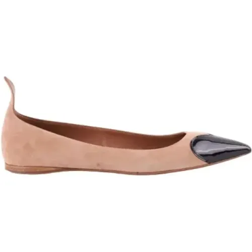 Pre-owned Suede flats , female, Sizes: 6 UK - Alaïa Pre-owned - Modalova