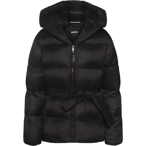 Gepolsterte Isolierte Jacke mit Gürtel , Damen, Größe: 2XL - Hugo Boss - Modalova