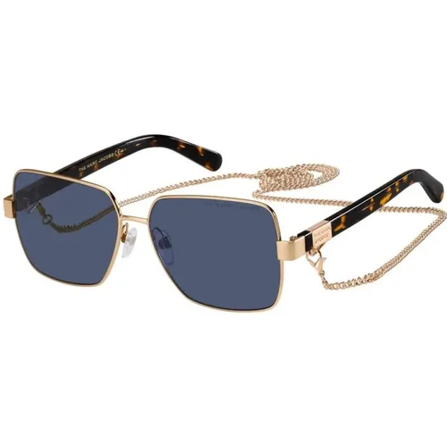 Atemberaubende Kupfer- und Blau-Sonnenbrille , Damen, Größe: 58 MM - Marc Jacobs - Modalova