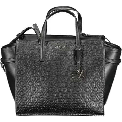 Schwarze Damenhandtasche mit abnehmbarem Riemen - Calvin Klein - Modalova