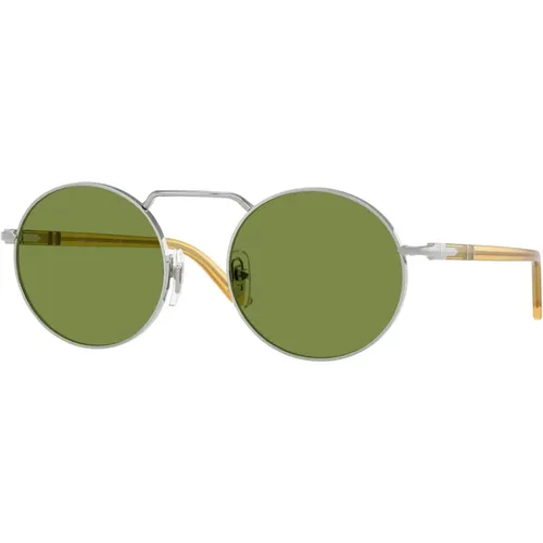 Stilvolle Sonnenbrille in Blauton , unisex, Größe: 53 MM - Persol - Modalova