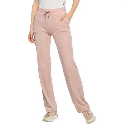 Rose Dust Veloursweathose , Damen, Größe: L - Juicy Couture - Modalova