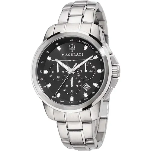 Successo Stainless Steel Mens Watch , male, Sizes: ONE SIZE - Maserati - Modalova