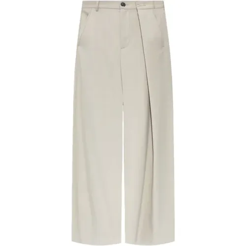 Bold and Contemporary Cropped Trousers , female, Sizes: S, XS - MM6 Maison Margiela - Modalova