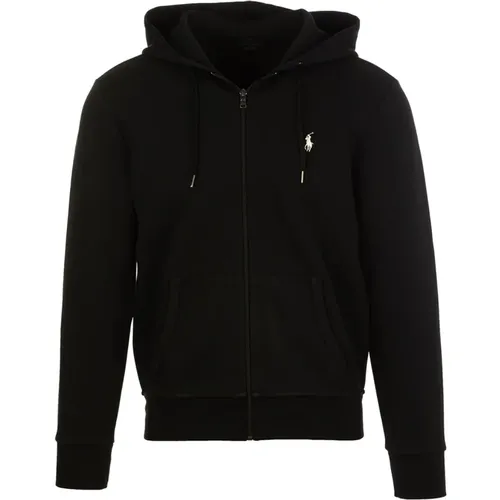 Hooded Zipper Sweater with Pouch Pockets , male, Sizes: M, 2XL, XL, L - Ralph Lauren - Modalova