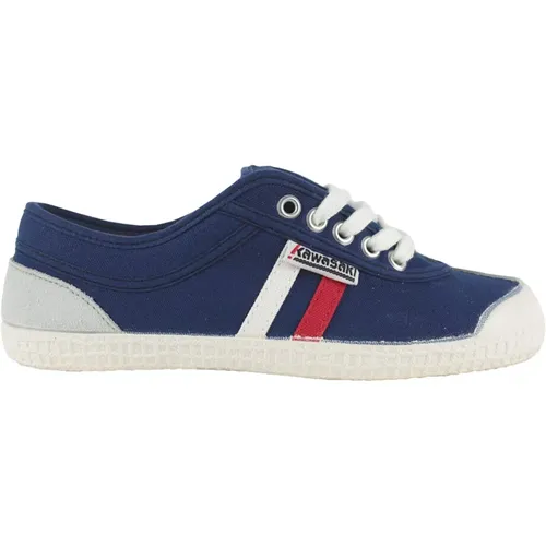 Retro Canvas Sneakers , Herren, Größe: 39 EU - Kawasaki - Modalova