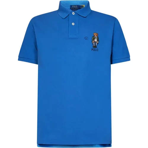 Polo Shirt with Polo Bear Embroidery , male, Sizes: M - Ralph Lauren - Modalova