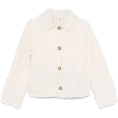 Faux Shearling Jacket , female, Sizes: S, XS, M - Liu Jo - Modalova