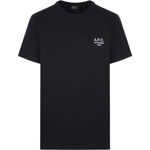 Schwarze T-Shirts und Polos von , Herren, Größe: L - A.p.c. - Modalova