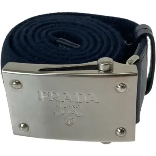 Pre-owned Canvas belts , male, Sizes: ONE SIZE - Prada Vintage - Modalova