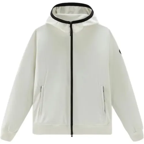 Soft Shell Full ZIP Jacket , male, Sizes: M, S, L - Woolrich - Modalova
