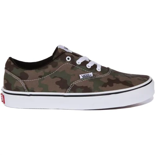 Camo Low Top Sneaker in Camouflage , female, Sizes: 5 1/2 UK, 2 UK, 4 UK - Vans - Modalova