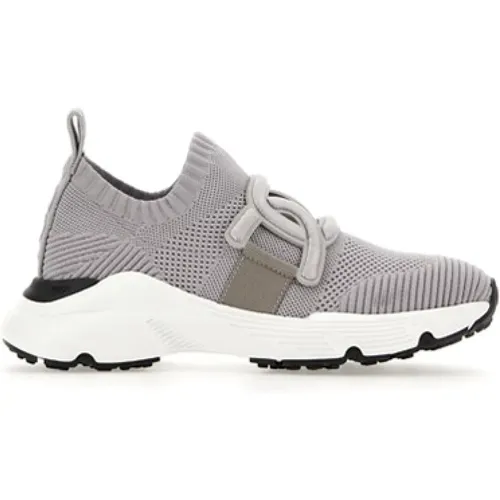 Sporty Grey Sneakers , female, Sizes: 8 UK, 7 UK, 4 1/2 UK, 3 UK, 3 1/2 UK, 5 1/2 UK - TOD'S - Modalova