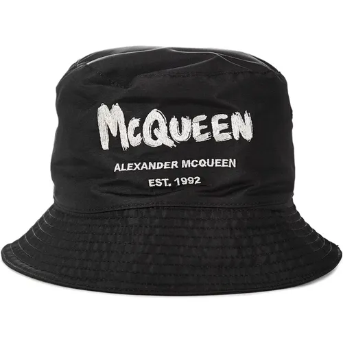 Graffiti Bucket Hat , male, Sizes: M - alexander mcqueen - Modalova