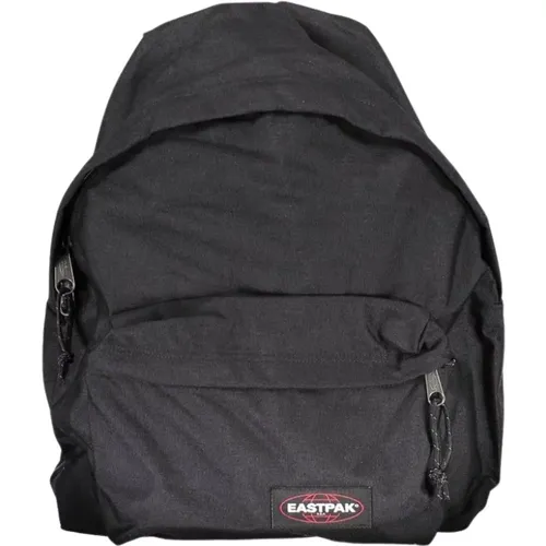 Schwarzer Polyester Rucksack Reißverschluss Verstellbare Riemen Logo - Eastpak - Modalova