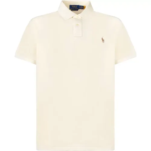 Klassisches Piqué Baumwoll-Poloshirt , Herren, Größe: M - Polo Ralph Lauren - Modalova