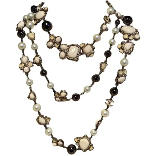 Pre-owned Fabric necklaces , female, Sizes: ONE SIZE - Chanel Vintage - Modalova