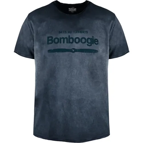 Print Short-sleeved T-Shirt , male, Sizes: 2XL, 3XL, L, M, XL - BomBoogie - Modalova