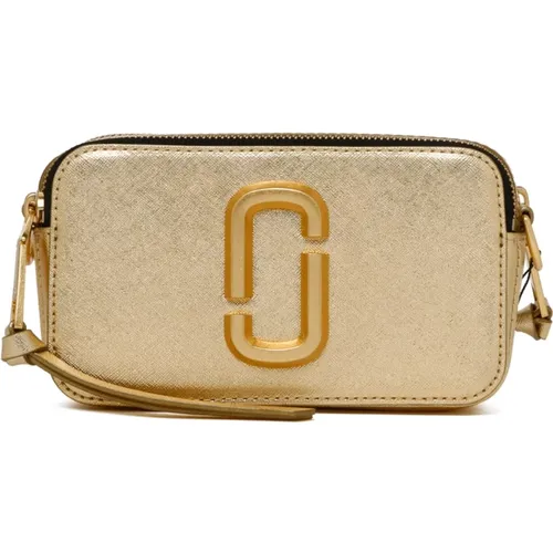 Golden Snapshot DTM Leather Shoulder Bag , female, Sizes: ONE SIZE - Marc Jacobs - Modalova