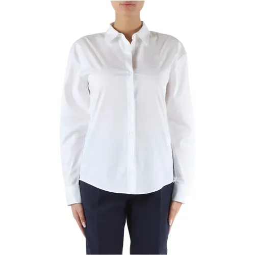 Stretch cotton shirt THE Girlfriend , female, Sizes: 3XL, XL - Hugo Boss - Modalova