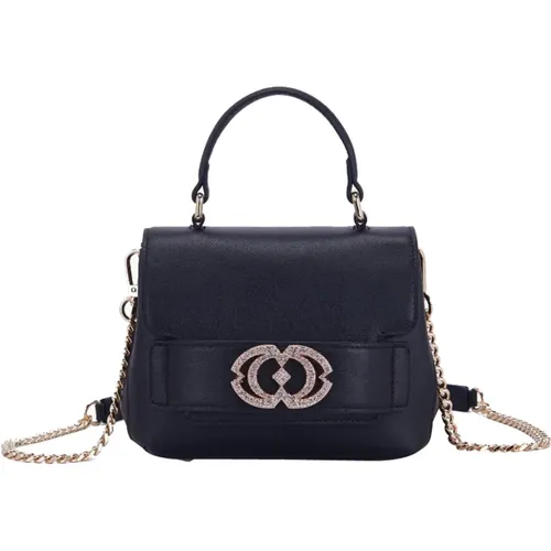 Handbag with Rhinestone Logo , female, Sizes: ONE SIZE - La Carrie - Modalova
