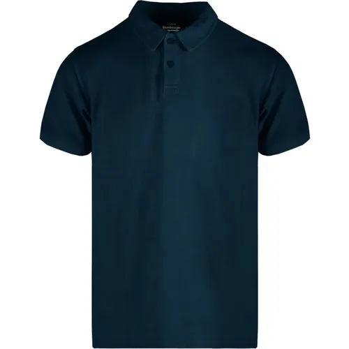 Basic Cotton/Hemp Jersey polo shirt , male, Sizes: L, M, S, 2XL, XL, 3XL - BomBoogie - Modalova