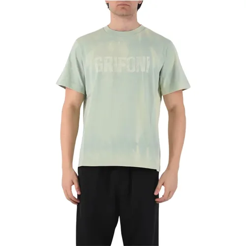 T-Shirts , male, Sizes: 2XL, S, L, XL, M - Mauro Grifoni - Modalova