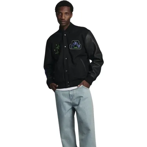 College Jacket , male, Sizes: L, M - Edwin - Modalova