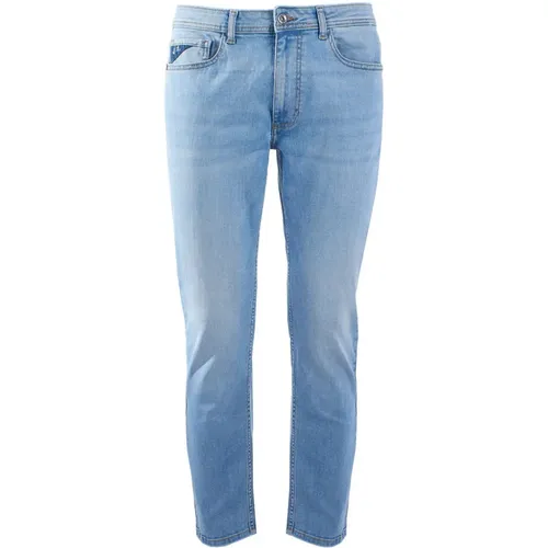 Komfort-Denim-Fünf-Taschen-Jeans - YES ZEE - Modalova