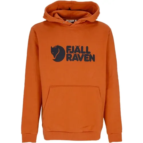 Terracotta Logo Hoodie , Herren, Größe: S - Fjällräven - Modalova