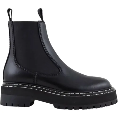 Leather Ankle Boots , female, Sizes: 8 UK, 7 UK - Proenza Schouler - Modalova