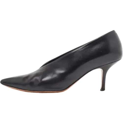 Pre-owned Leather heels , female, Sizes: 5 UK - Celine Vintage - Modalova
