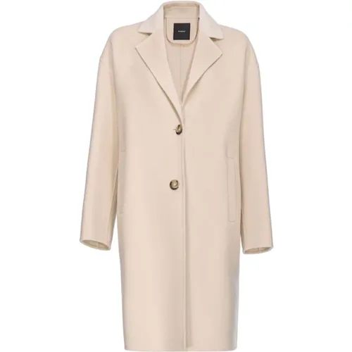 Wool Coat Button Fastening , female, Sizes: 2XS, S - pinko - Modalova