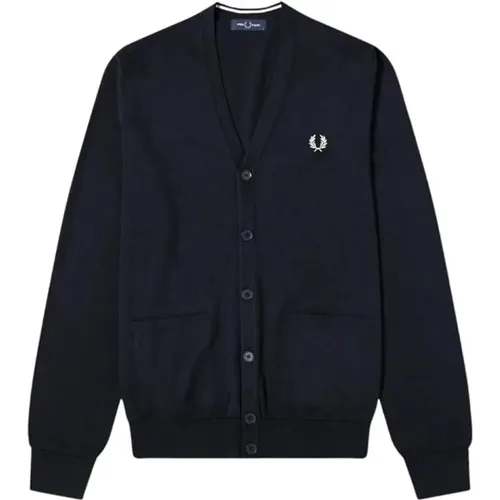 Merinowoll-Cardigan im modernistischen Stil - Fred Perry - Modalova