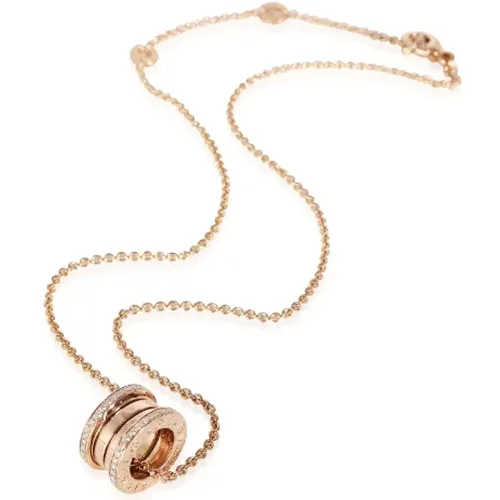 Pre-owned Rose Gold necklaces , female, Sizes: ONE SIZE - Bvlgari Vintage - Modalova