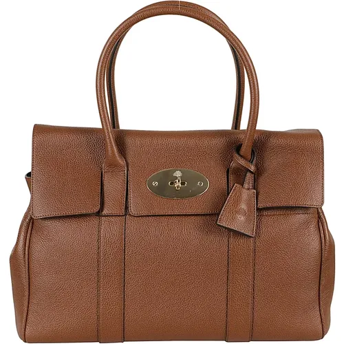 Klassische Zweifarbige Kleine Tasche - Mulberry - Modalova