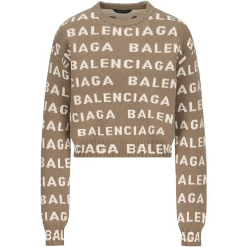 Sweaters with 5.0cm Brim , female, Sizes: XS, S, M - Balenciaga - Modalova