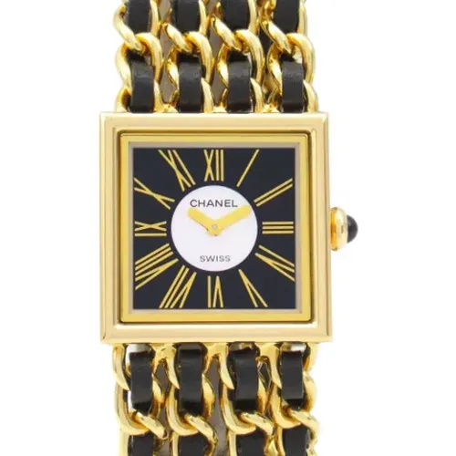 Pre-owned Yellow Gold watches , female, Sizes: ONE SIZE - Chanel Vintage - Modalova