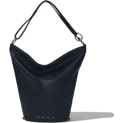 Spring Bag - Smooth Leather with Signature Logo , female, Sizes: ONE SIZE - Proenza Schouler - Modalova