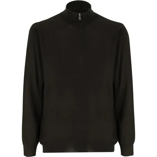 Elegant Half Zip Jumper , Herren, Größe: 4XL - Fedeli - Modalova