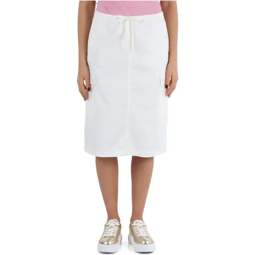Stretch Cotton Cargo Pants , female, Sizes: S, M, XS - Replay - Modalova