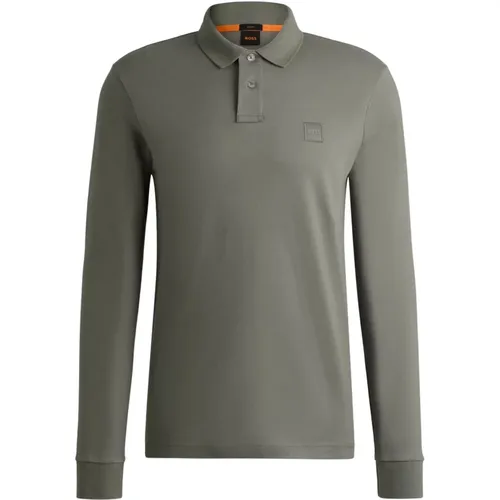 Orange Passerby Polo Shirt , Herren, Größe: L - Hugo Boss - Modalova