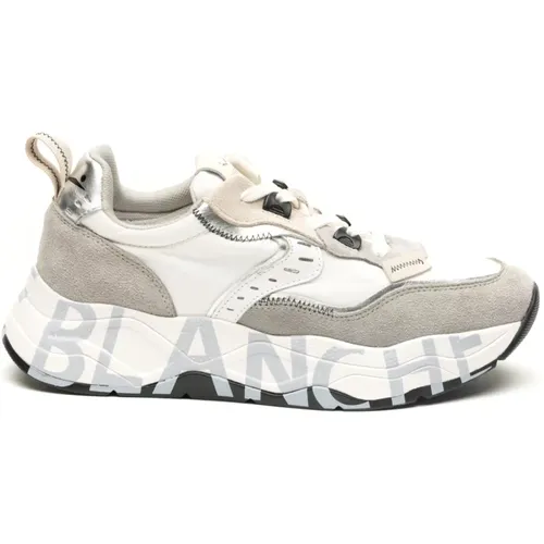 MultiColour Sneakers Club 105 , female, Sizes: 4 UK, 7 UK, 8 UK, 5 UK, 3 UK, 6 UK - Voile blanche - Modalova