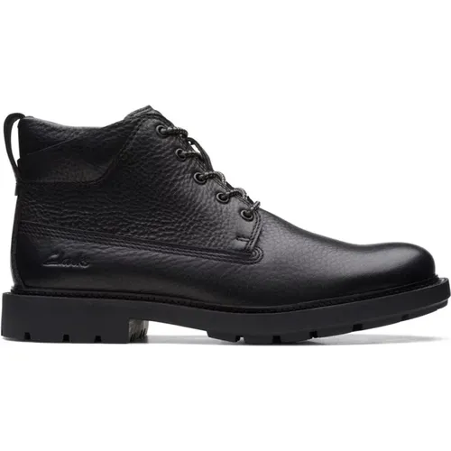 Laced shoes , male, Sizes: 11 UK, 7 1/2 UK, 7 UK, 8 UK, 10 UK - Clarks - Modalova