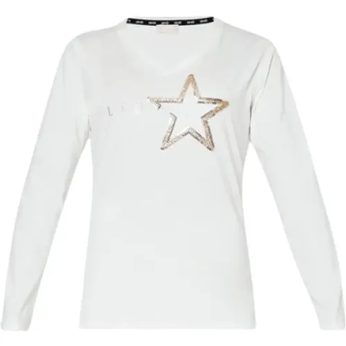 Stella Baumwoll Stretch Pullover , Damen, Größe: L - Liu Jo - Modalova