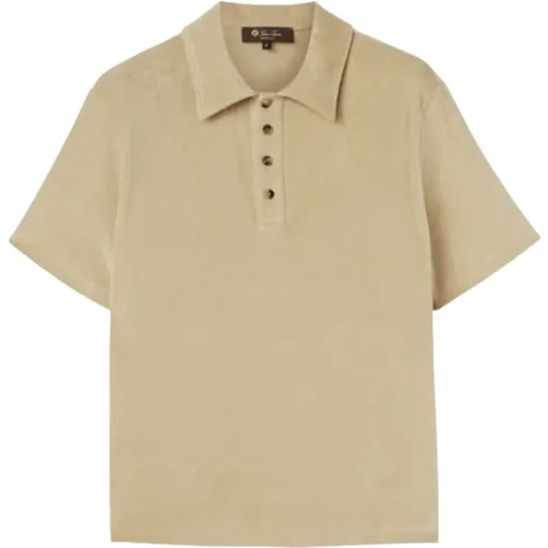 Luxury Chenille Polo Shirt , male, Sizes: L - Loro Piana - Modalova