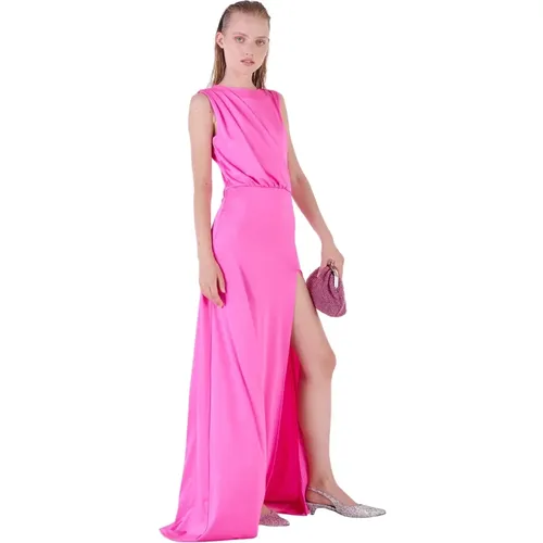 Langes Kleid mit seitlichem Schlitz , Damen, Größe: XS - Silvian Heach - Modalova