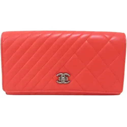 Pre-owned Leather wallets , female, Sizes: ONE SIZE - Chanel Vintage - Modalova